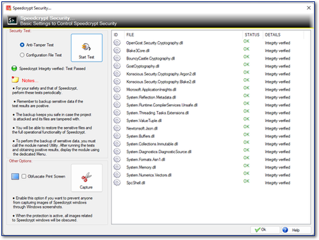 Speedcrypt Anti-Tamper Test