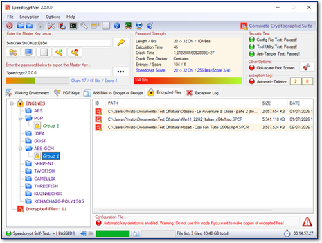 Speedcrypt Encrypted Files