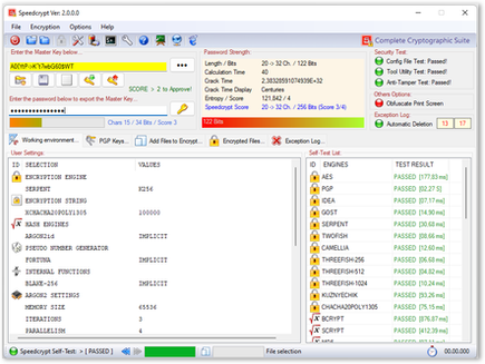 Speedcrypt File Encryption Ver. 2.0.0.0