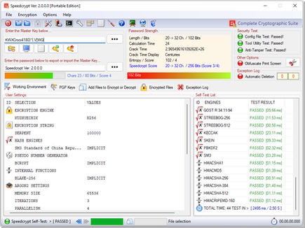Speedcrypt File Encryption Ver. 2.0.0.0